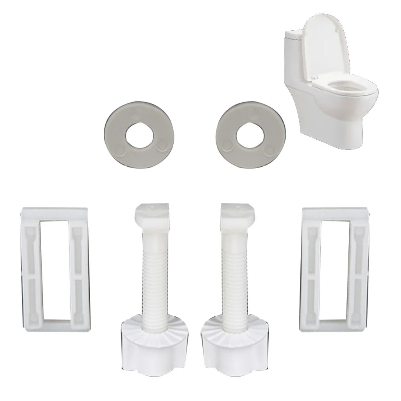 Toilet Fixing Screw Bolts Universal Toilet Lid Screws for Securing The Toilet Onto The Toilet Bowl（2 Pieces