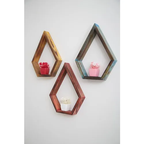 White Wood Wooden Modern Wall Rack Drop