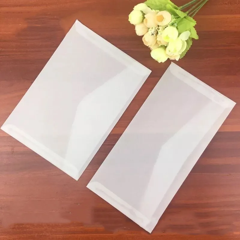 

10pcs/lot Clear Parchment Paper Envelopes Retro Envelopes for Business Invatation Semitransparent Sulphuric Acid Paper Envelopes