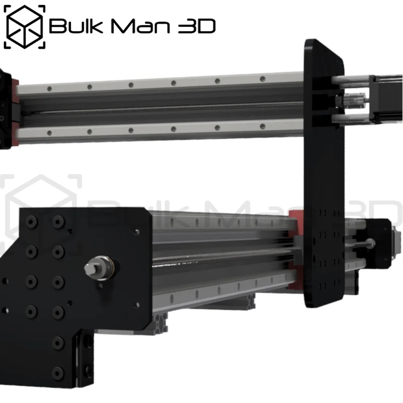 20%OFF BulkMan3D QueenBee PRO CNC Router Machine Mechanical Frame Kit Linear Rail Upgraded 4Axis Lead Screw Woodworking Engraver