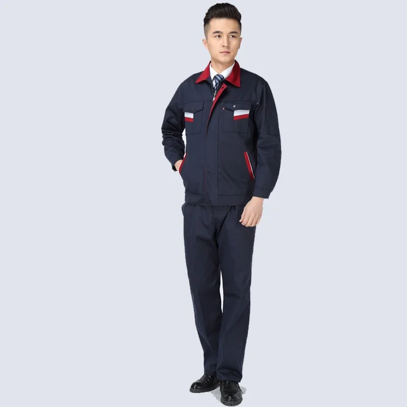 

Mens Work Clothes Working Coverall Spring Autumn Long Sleeve Workshop Work Suits Auto Repair Mechanic Engineer Working Uniforms