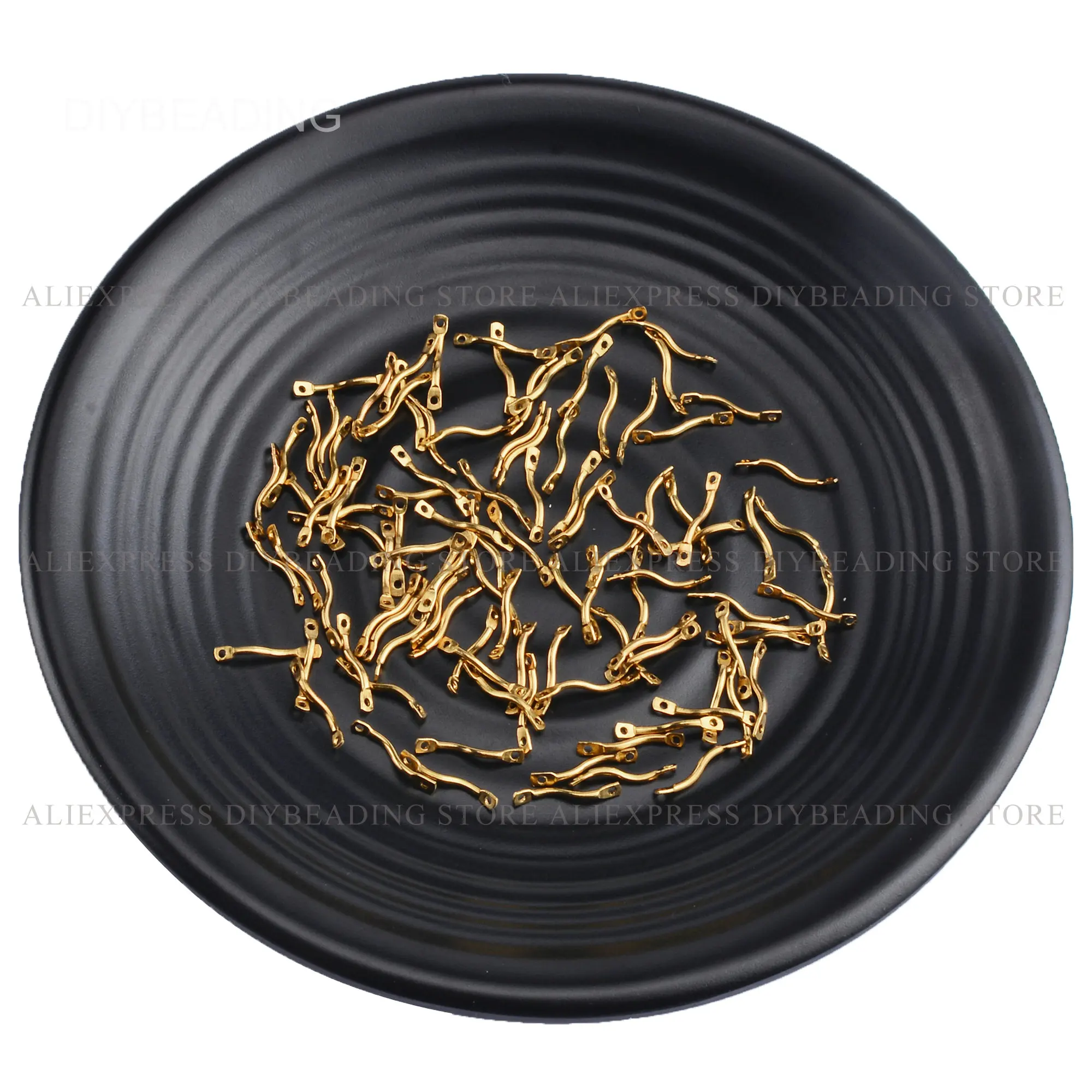 

Соединитель для сережек, S-образный, для ювелирных изделий, 100-1000 шт.