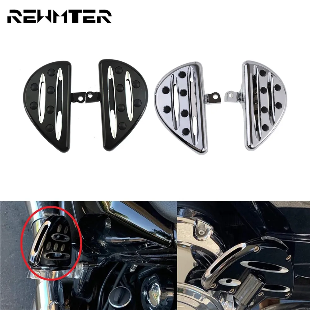 Motorcycle Foot Pegs Male Mount Footrest Floorboard Pedal For Harley Touring Street Road King Glide Dyna Sportster XL Softail