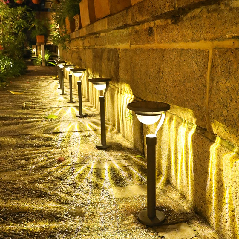 

LED Solar Lawn Lights Outdoor Waterproof Home Garden Lamp Pathway Villa Landscape Street Yard Patio Fence Decor Night Light