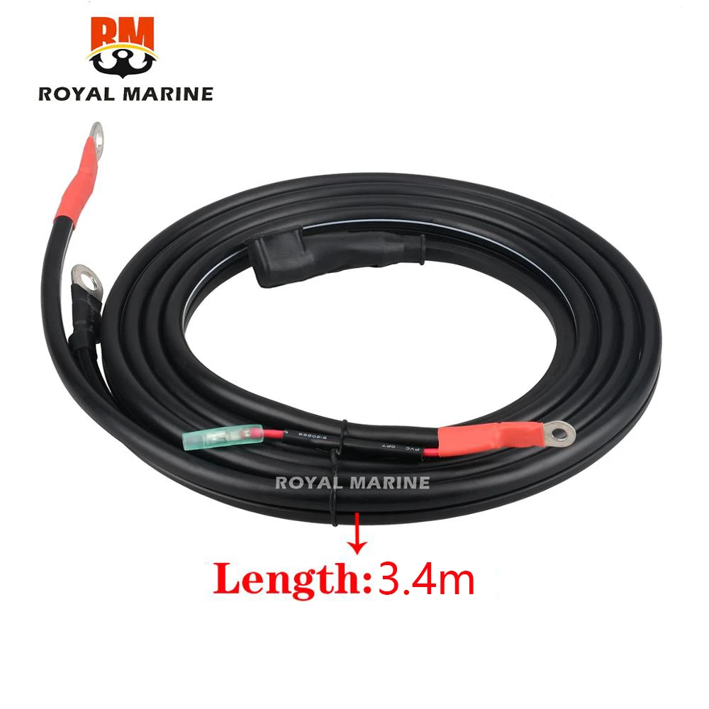 6R3-82105 Battery Cable for yamaha outboard motor  Cable length: 3.4m 6R3-82105 boat motor 115-300HP boat motor