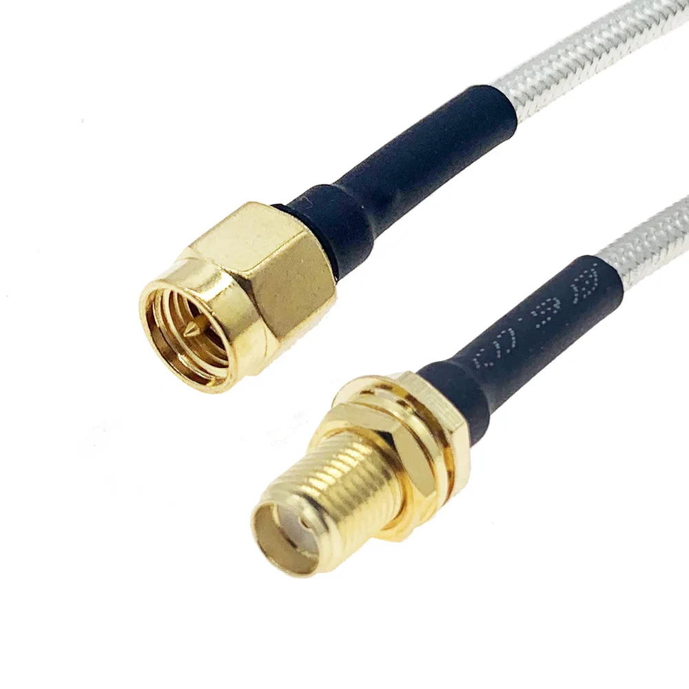 

SMA Male Plug to SMA Female Jack Bulkhead Semi-Rigid RG402 Cable High Frequency Test Cable 50ohm