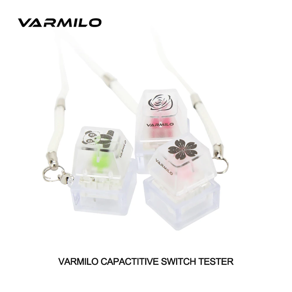 Varmilo Capacitive Switch Tester V2 for Customized Mechanical Keyboard Chain Ring Sakura Daisy Rose Orange Ivy Axis Gaming DIY