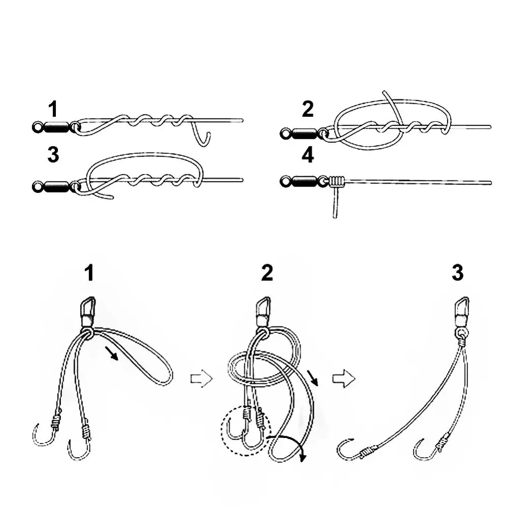 Anilla giratoria Tamaño 9 – Connector acero inoxidable para anzuelos - imagen 2