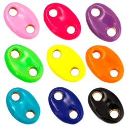 Oval Brass Pig nose Twin holes Metal connecto attachment , Gold Plated Colour , Fashion Trendy Handmade Jewelry Findings