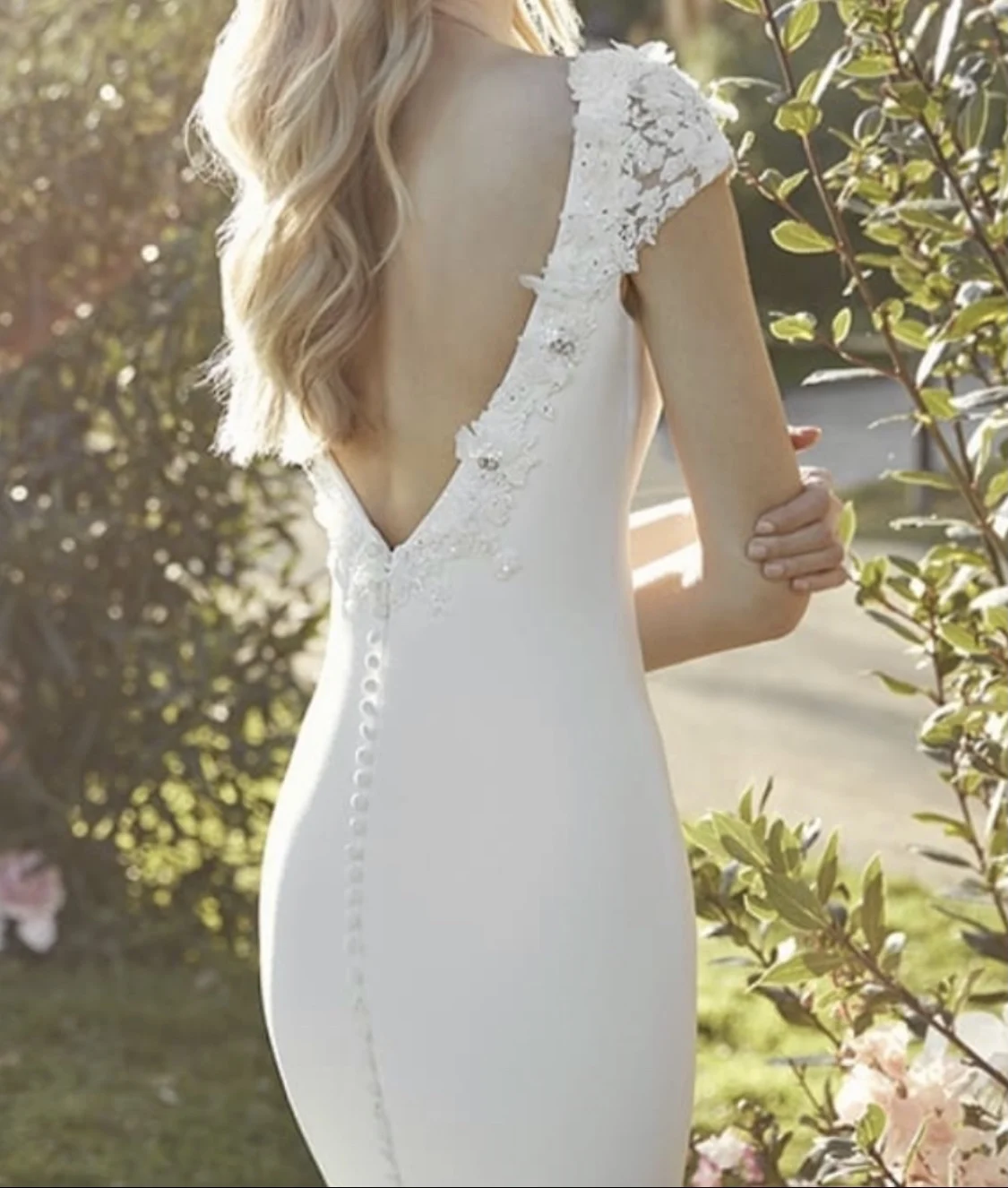 Vestido De novia De sirena con cuello redondo y lentejuelas, traje elegante De satén con Espalda descubierta, cola De barrido, 2024