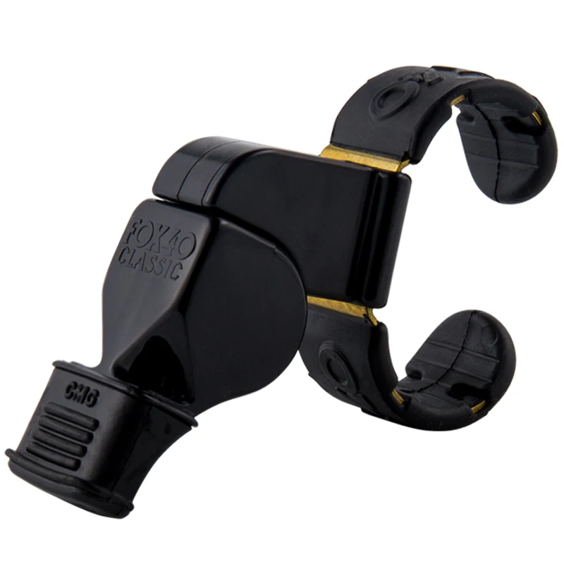 CMG-silbato para árbitro, accesorio Original de Canadá Fox 40 Classic Fingergrip, juego de gimnasio, deporte, baloncesto, fútbol, entrenador de fútbol sin Pealess, 9609