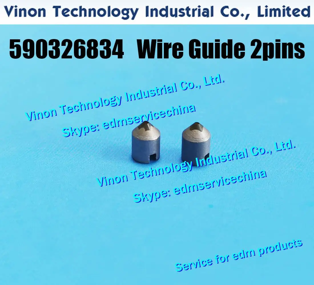 Agie 590.326.834 Diamond Wire Guide (2Pins) for AC Evolution/Classic - A305 Model， Compatible: 590326834，326.834