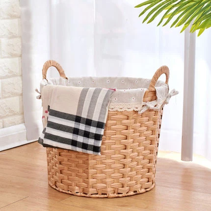 Dirty Clothes Storage Basket, Laundry Basket For Storing Clothes, Laundry Basket Bucket, Woven Basket, Frame Storage Artifact