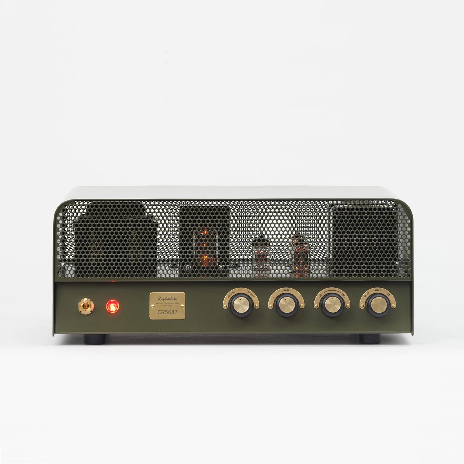 New product Raphaelite CR5687 tube preamplifier + amplifier hifi amplifier, custom retro, frequency response: 15Hz-45KHz±1dB