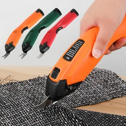 Electric Scissors Cordless Fabric Scissors Leather Cloth Sewing Cutting Scissor Tool Multifunctional Electric Cutting USB Charge