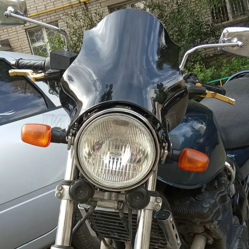 

Ветровое стекло для мотоцикла Honda CB400 Super Four CB 400 SF VTEC 1 2 3 4 5, все годы, черное