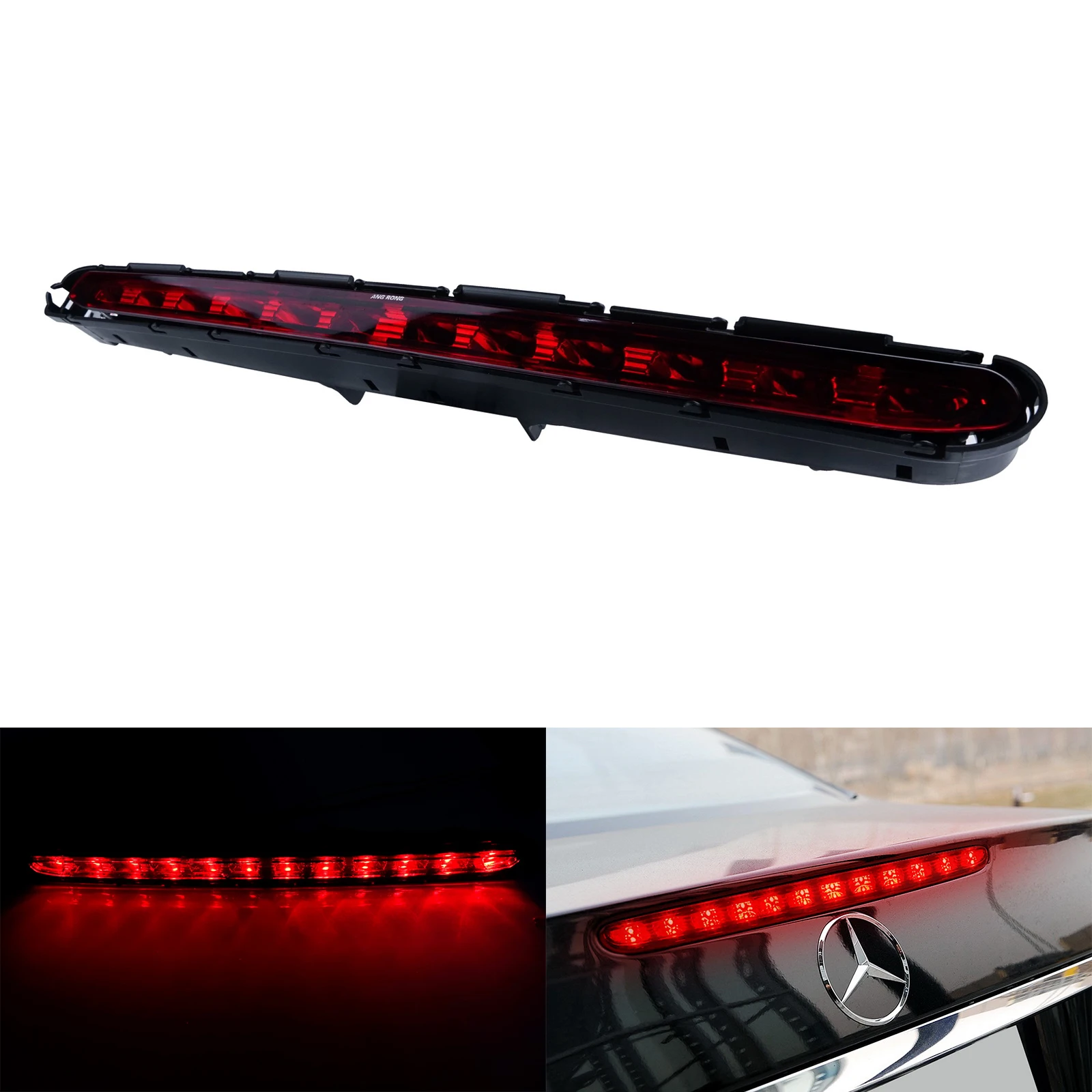 For 2002-09 Mercedes E-Class W211 LED Rear 3RD Third High Level Brake Light Red