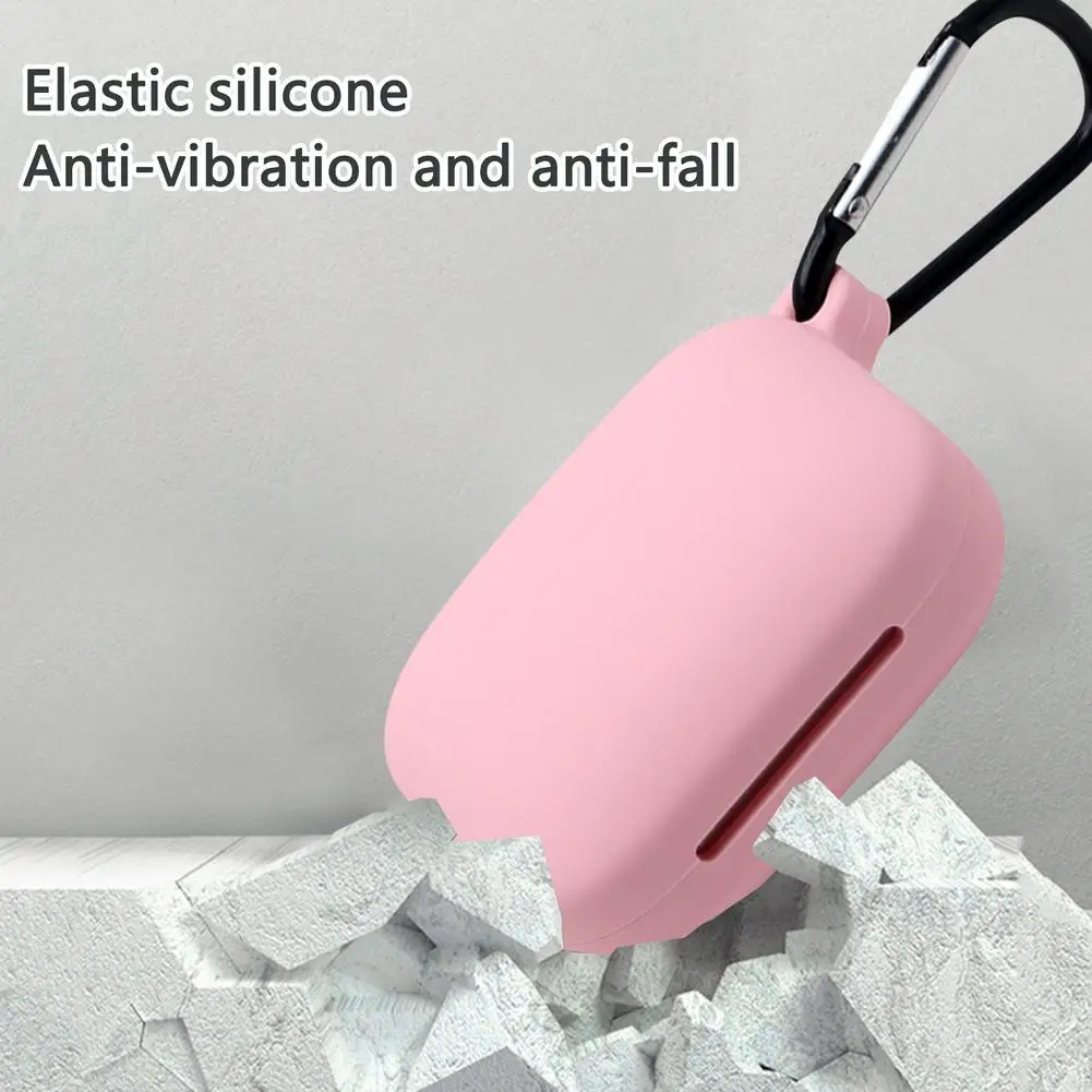 กรณีซิลิโคนสำหรับ OnePlus ชุดหูฟังป้องกันผิวสำหรับ OnePlus Buds Pro หูฟัง Anti-Lost บลูทูธที่รองรับ