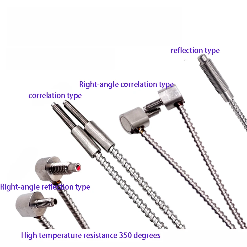 

High temperature resistant glass fiber optic sensor probe 350 degrees PG-610 PTG-310 320 PTG-410 420