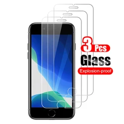 3Pcs For iPhone SE 2022 2020 Tempered Glass Screen Protector Shield For Apple iPhone SE 3 SE2 Protective Glass Film 9H