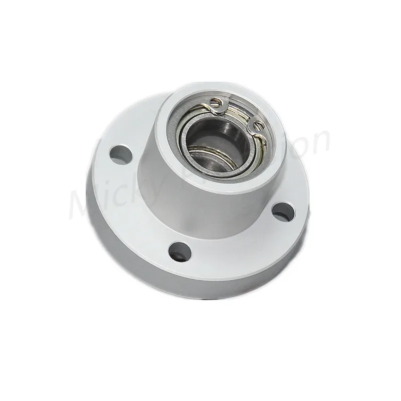 Flange Round Bearings with Housing Aluminum Flange type Double Bearing Seat Assembly with buckle type dia3mm-50mm