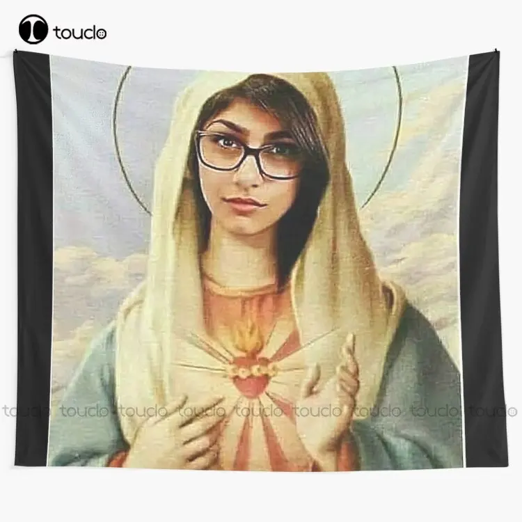 Khalifa Mia Khalifa Sasha Sasha Grey Tapestry Full Wall Tapestry Blanket Tapestry Bedroom Bedspread Decoration Background Wall