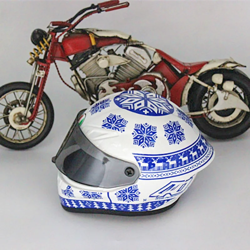 Motorcycle Helmet Decoration Motorcycle Bear Decoration Helmet Mini Creative Helmet Model Decoration Car Decoration