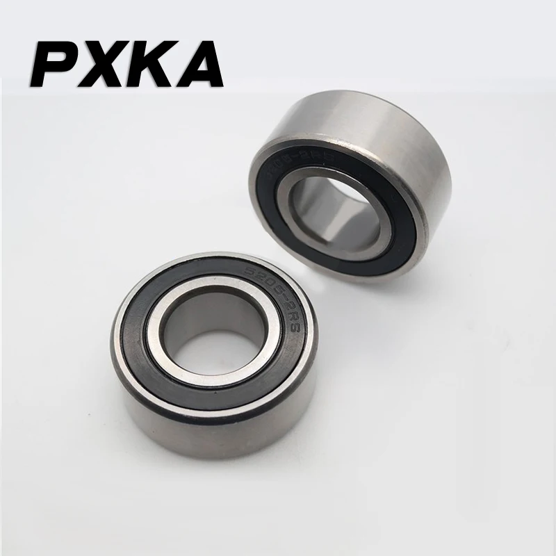 

high quality double row angular contact rubber cover bearing 5200 5201 5202 5203 5204 5205 5206 2RS