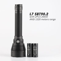 Convoy L7 SBT90.2 26650 flashlight 1320 meters range, with 26650 battery