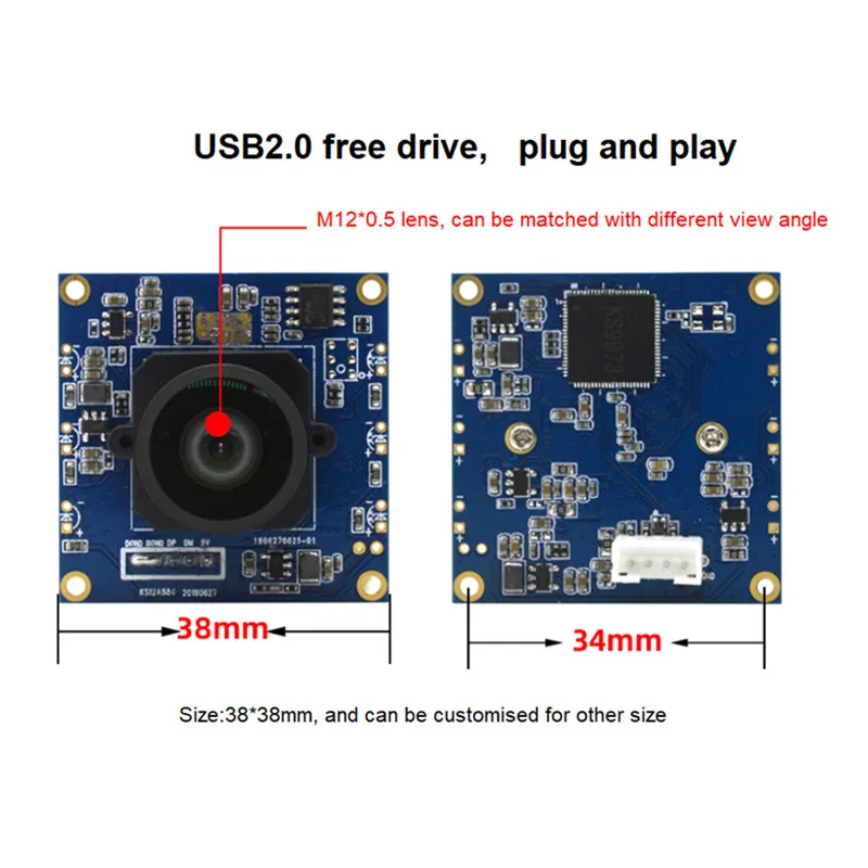 IMX377 Large Photosensitive Chip 12MP Camera Module HD Shooting For Documents