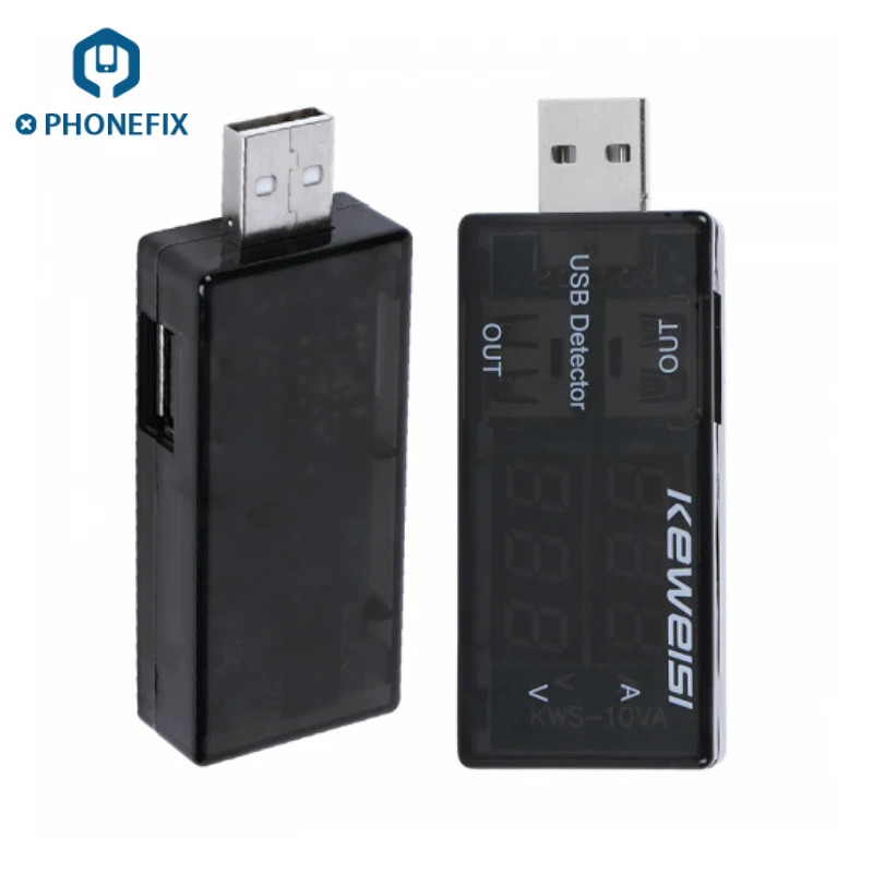 LCD Currentแรงดันไฟฟ้าCharger USB Charger Power Meterข้อความโวลต์มิเตอร์สำหรับซ่อมโทรศัพท์มือถือ