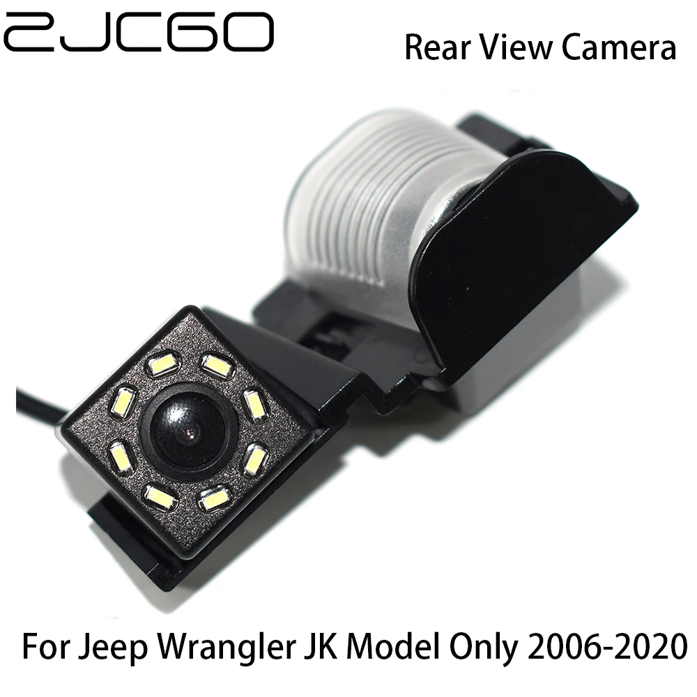 

ZJCGO HD CCD Car Rear View Reverse Back Up Parking Night Vision Waterproof Camera for Jeep Wrangler JK Model Only 2006~2020