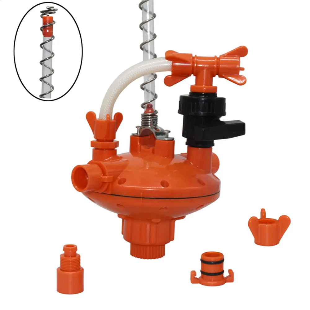 1Set Poultry Farm Farming Water Pressure Regulator Chicken Drinker Chicken House Quail Drinker Waterline Decompression Equipment