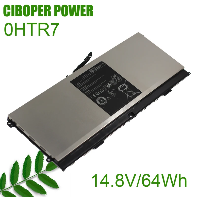 

CP настоящая аккумуляторная батарея для ноутбука 0HTR7 14,8 V/64Wh для XPS 15z L511Z OHTR7 0HTR7 NMV5C 0NMV5C 75WY2 075WY2