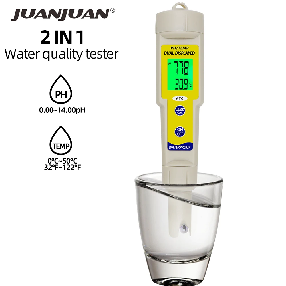 

High Precision pH Meter pH-618 Automatic Correction Portable Digital Water Quality Analysis tester 0.01 TDS for Aquarium 40% off