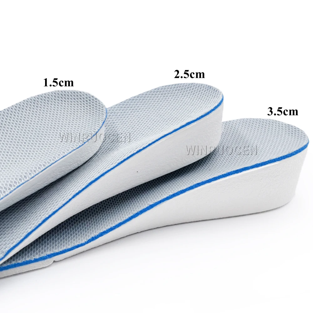 WINRUOCEN Invisiable Height Increase Insoles EVA Breathable For Men/Women 1.5-3.5cm Up Comfortable Insoles Shoe Accessories