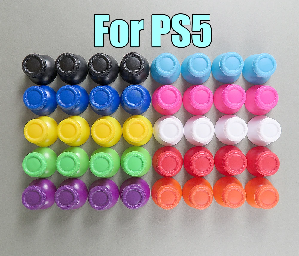 200-個透明クリア-3d-アナログジョイスティックスティックモジュールキノコキャップソニー-ps5-プレイステーション-5-コントローラサムスティックカバー