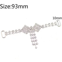 Metal Swimwear Bikini Buckle, Chain Connector, DIY Handwork Decoration, Buckles Accessories, 93mm, 4Pcs Lot