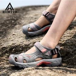 HUMTTO Outdoor Womens Sandals Breathable Hiking Shoes Mens Sports Sandals Trekking Shoes Fishing Sneakers Beach Aqua Water Shoes