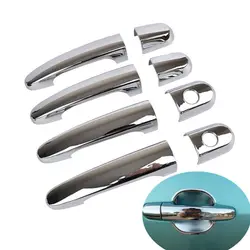 For Kia Sorento 2009 2010 2011 2012 2013 2014 Chrome Car Door Handle Cover Trim Sticker Styling Auto Accessories