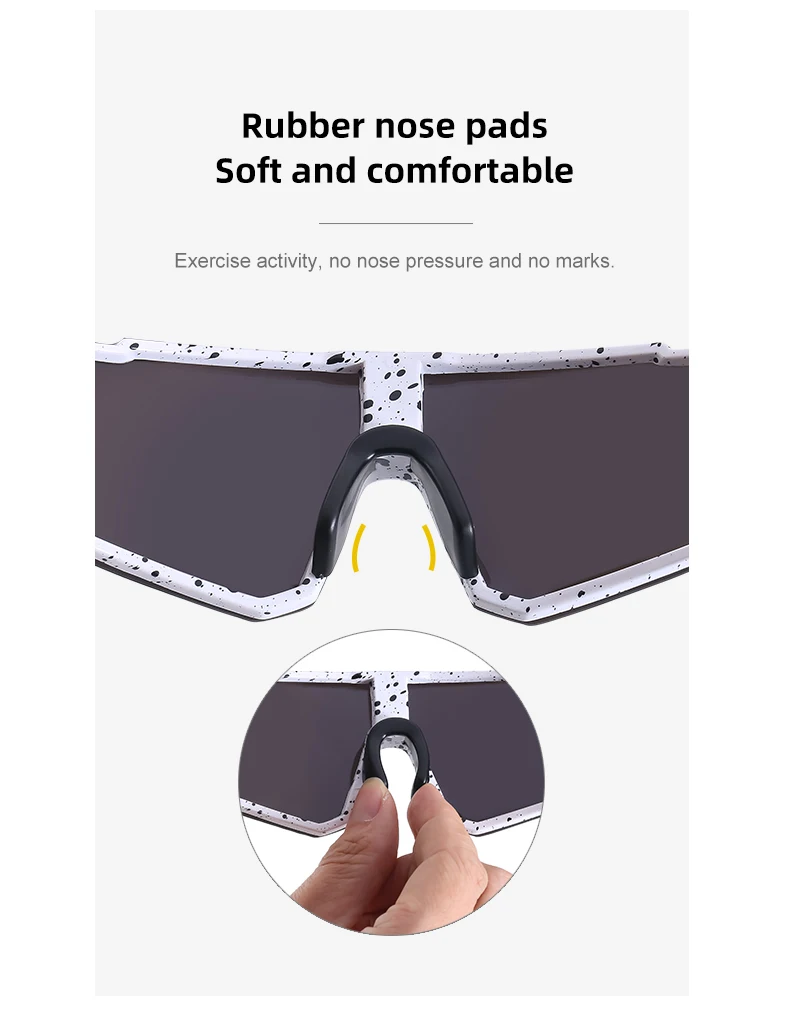 Übergroße randlose Sport-Polarisations-Sonnenbrille für Damen, neue modische rahmenlose Shield-Sonnenbrille für Herren, Outdoor-Fahrradbrille 2026 – Detail 7