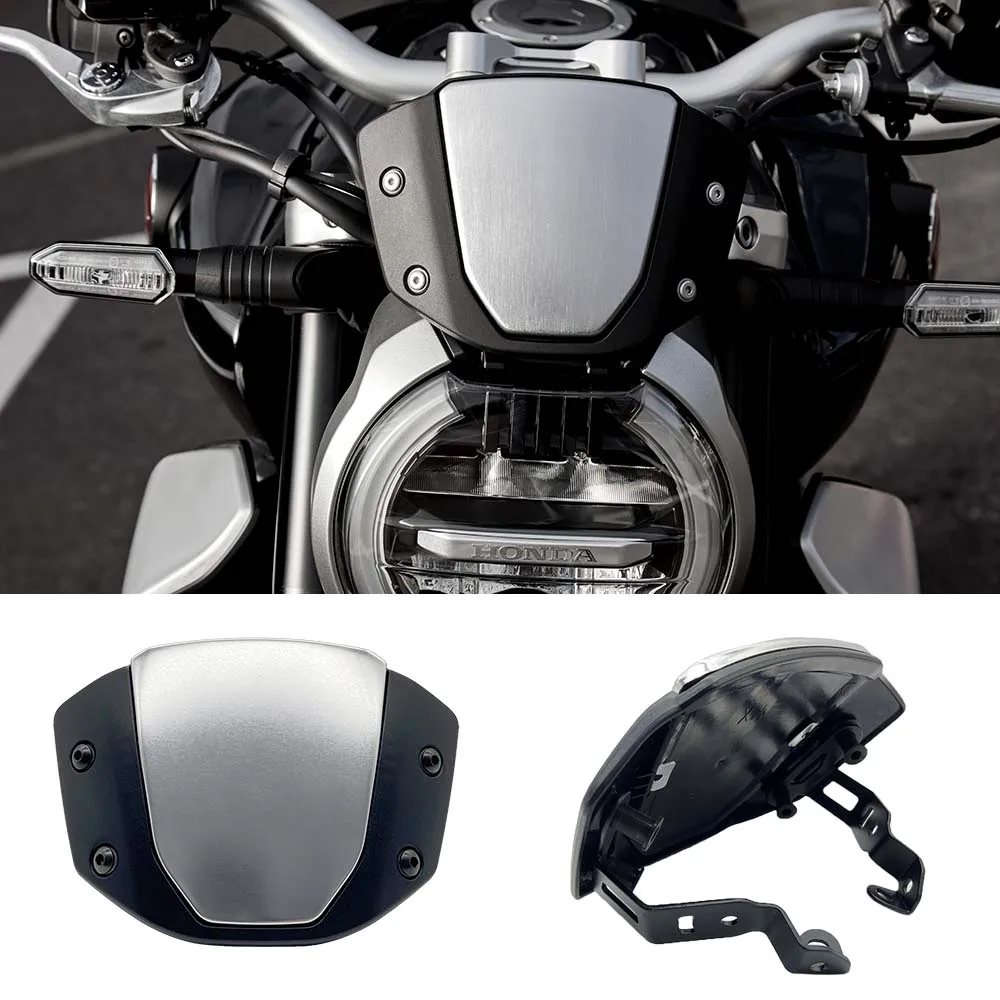 

Aluminum cb1000r Windshield WindScreen For honda cb650r 2018 2019 2020 CB 650R 1000R Front Screen WindScreen wind deflector