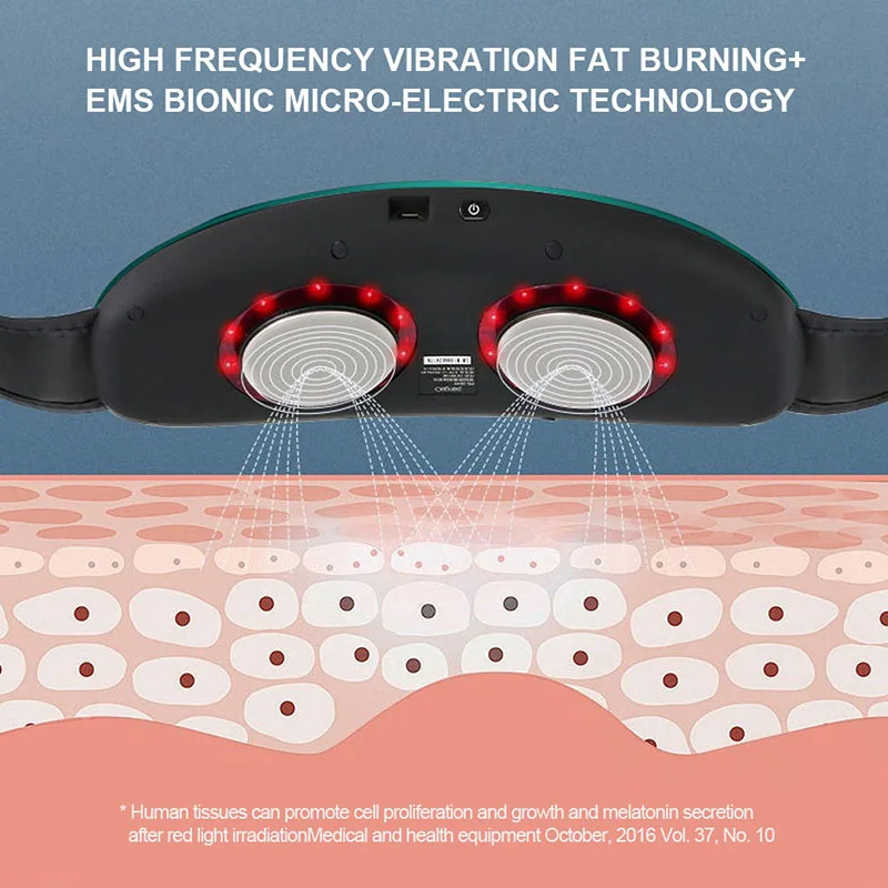 Body Slimming High Frequency Vibrating Massager Fat Burner Infrared Therapy Lose Weight Body Massager 3 in 1 EMS Electric