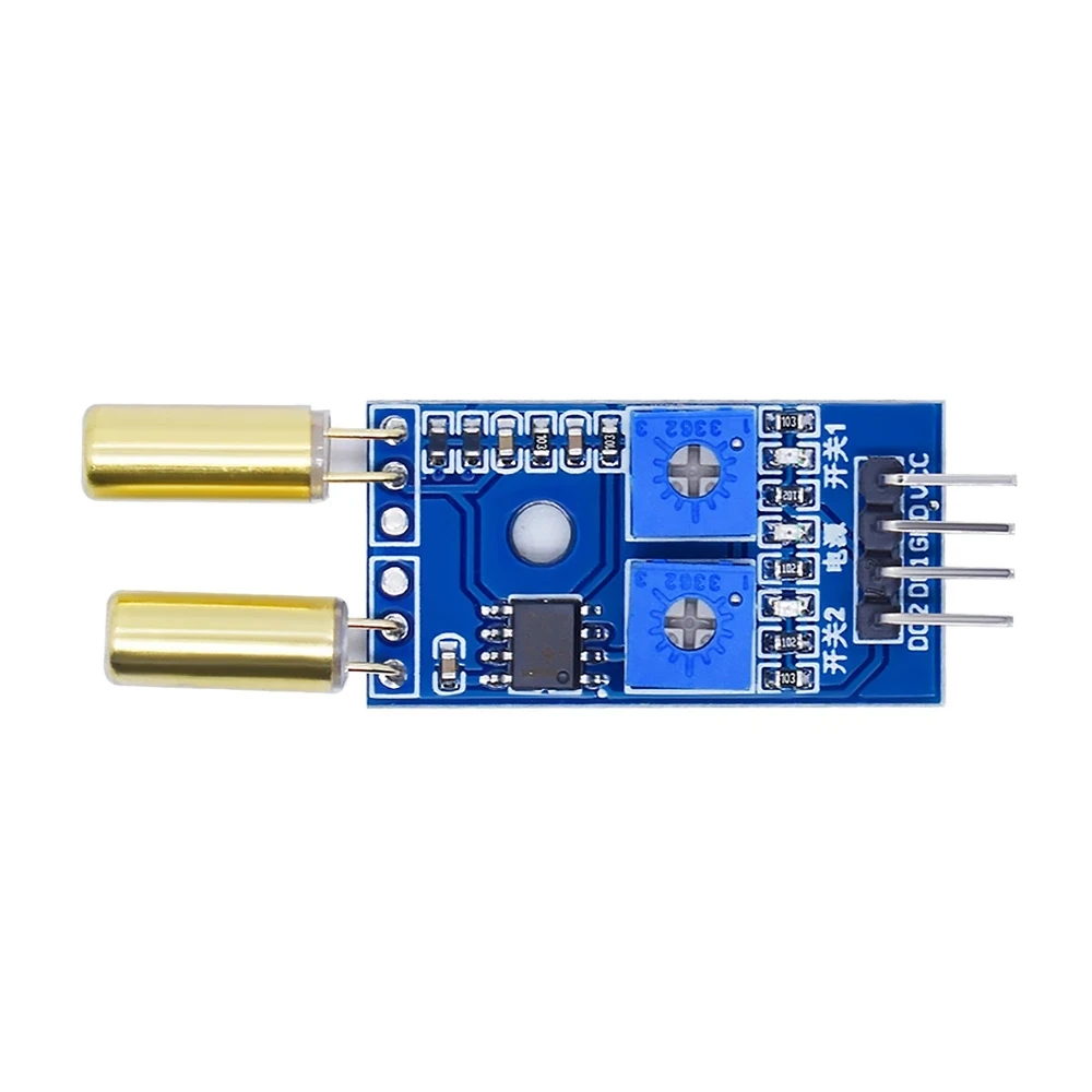 2 Channel Output Tilt Slant Angle Sensor Relay Module Golden SW520D ball switch tilt sensor module For arduino