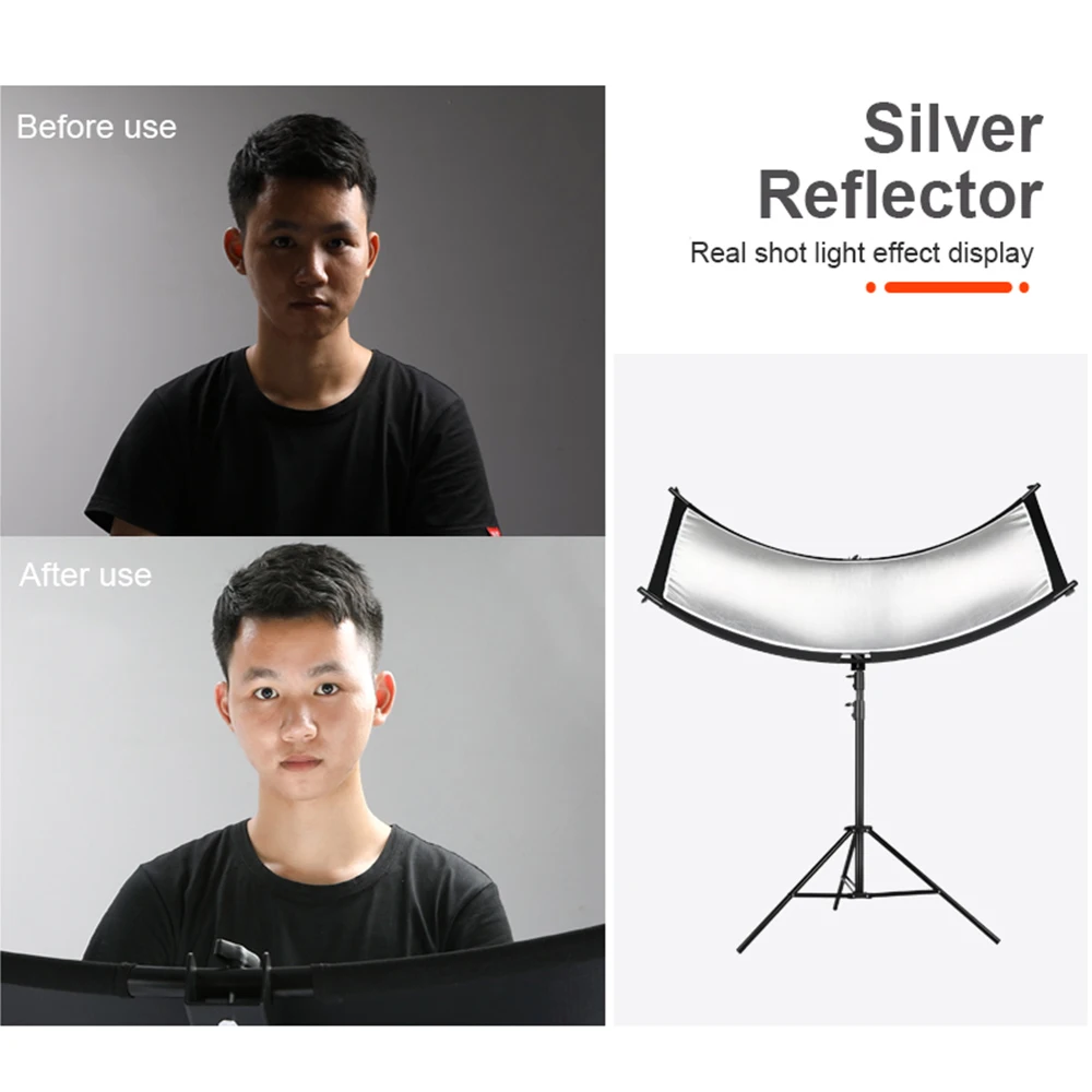 U-type 160*55cm 4 In 1 Reflector Collapsible Photography Light reflective screen for Studio Multi Photo Disc Diffuers acessorio