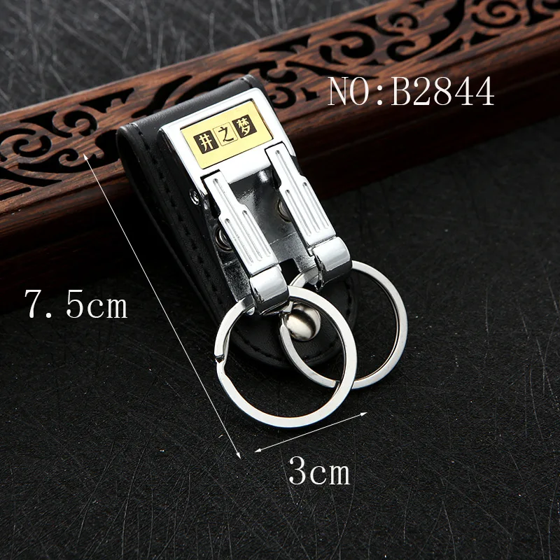 Anti-Lost Heavy Duty Stainless Steel Belt Key Holder Key-Clip Detachable Keyrings for Keys Belt Keychain Men Jewelry