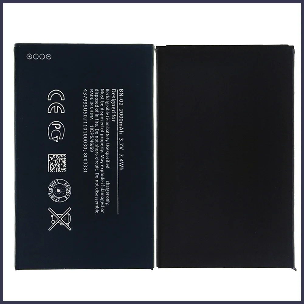 Battery for Nokia XL 4G, BN-02, High Quality Phone, New, Free Tracking Number, 100% Original, RM-1030, RM-1042, RM-1061