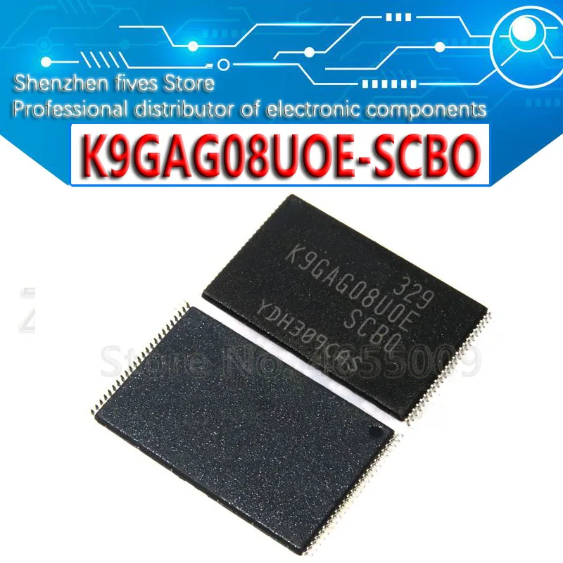 (5piece)100% New K9GAG08UOE-SCBO K9GAG08UOE SCBO K9GAG08UOE SCB0 K9GAG08U0E SCB0 tsop-48 Chipset