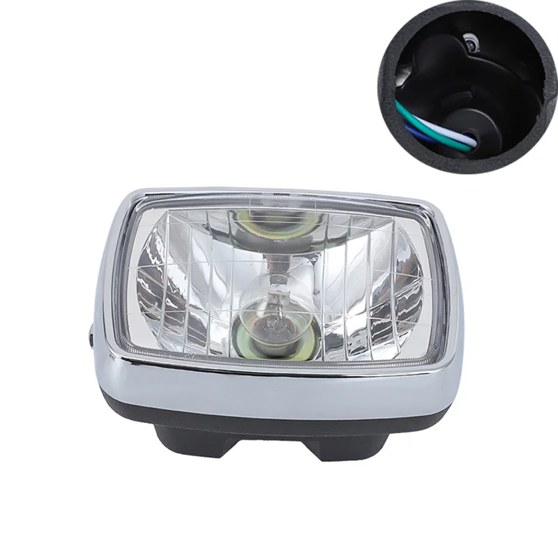 For Honda ATC110 ATC185 Square Motorcycle ATV Headlight Headlamp Head Light Lamp Assembly ATC185S ATC200S TRX125 33100-VM4-003