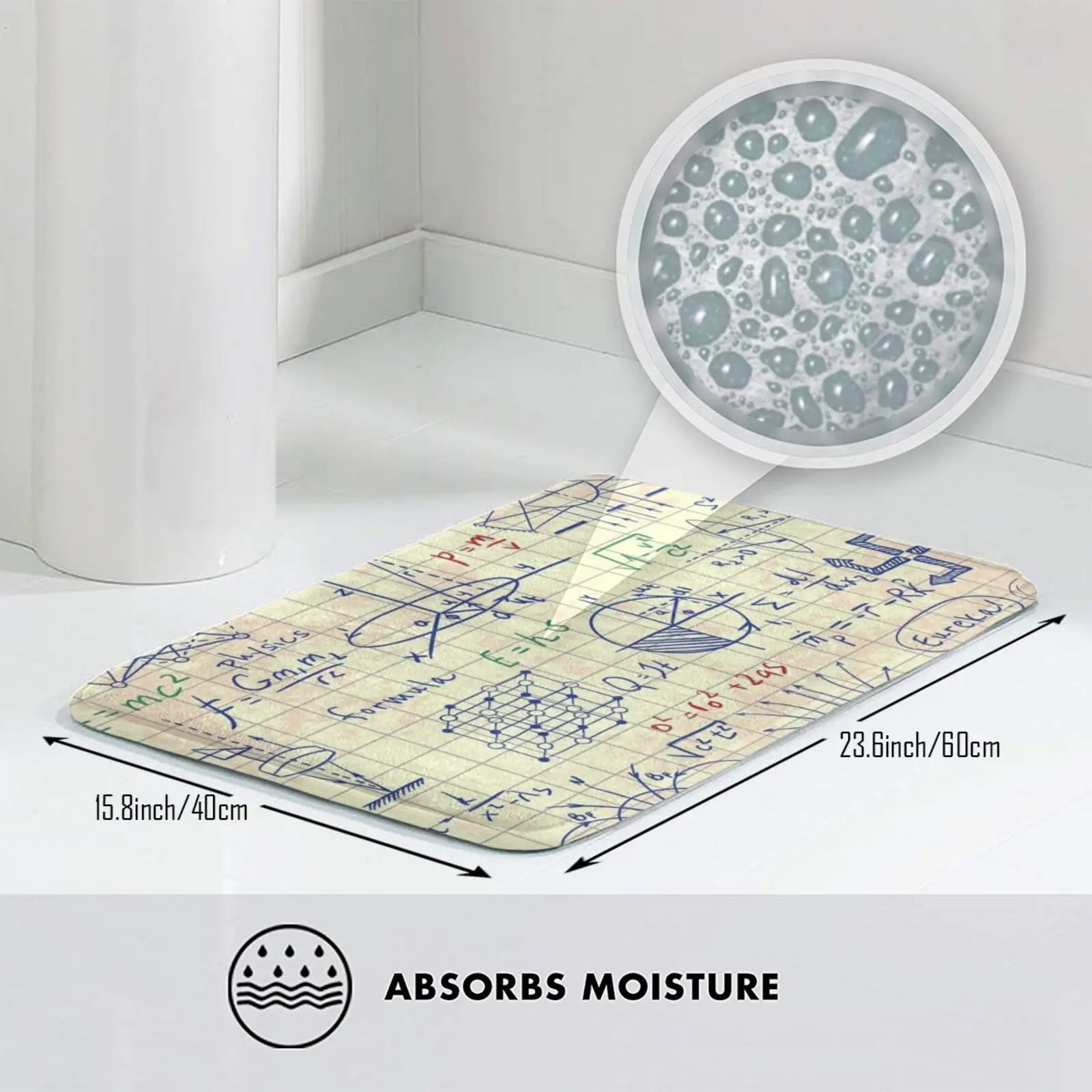 الصيغ الفيزيائية والرسومات والحسابات العلمية. العودة إلى المدرسة: كائنات مختبر العلوم رسم خربش على الطراز العتيق.